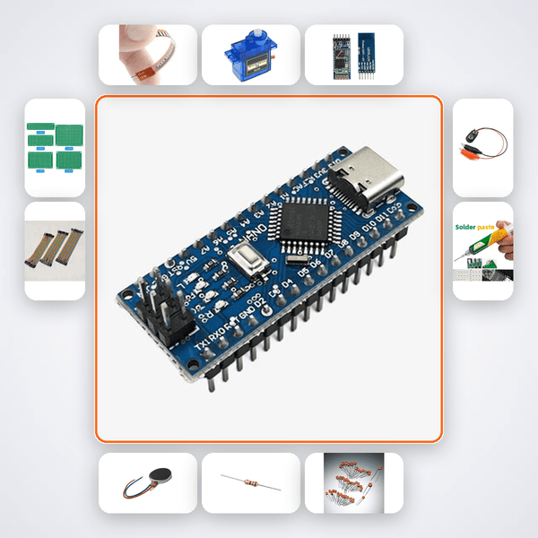 Earthquake Vibration Logger Kit with Arduino Nano + Sensor - Compoden