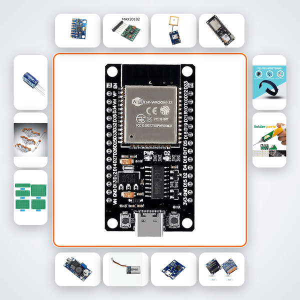 Earthquake Vibration Logger Pro Kit with ESP32 + MPU6050 - Compoden