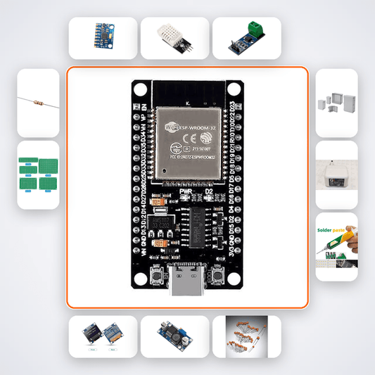Edge AI Anomaly Detection Node Variant 5 Kit with ESP32 + MPU6050 - Compoden