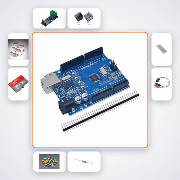 Energy Usage Monitor Kit with Arduino Uno + Sensor - Compoden