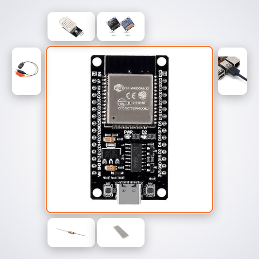 ESP-NOW Peer Communication Kit with ESP32 + DHT22 - Compoden