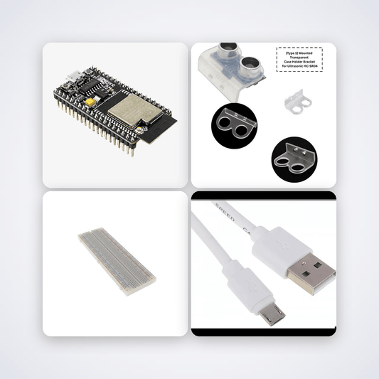 ESP32 Bin Level Monitoring Kit - Real-Time WebSocket Dashboard - Compoden