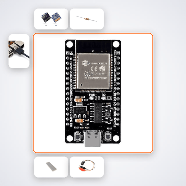 ESP32 BLE Beacon Scanner Kit with ESP32 + LED Communication 3 - Compoden