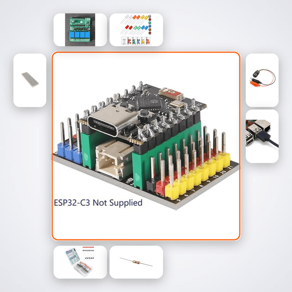 ESP32-C3 Matter Smart Switch Kit with ESP32 + Relay - Compoden