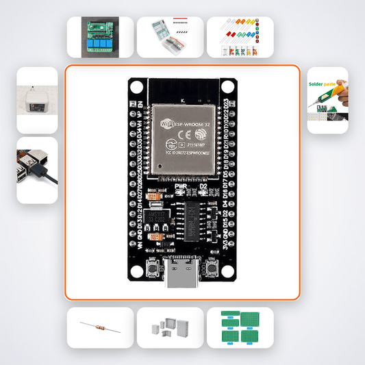 ESP32-C6 Matter Mini Plug Kit with ESP32 + Relay - Compoden
