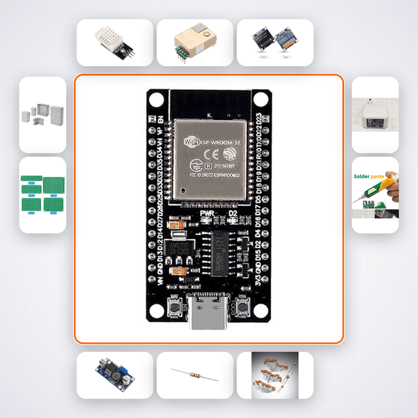 ESP32-C6 Matter Smart Sensor Hub Kit with ESP32 + DHT22 - Compoden
