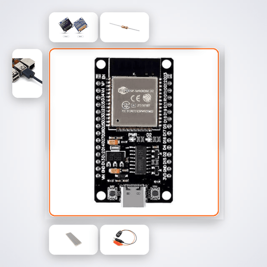 ESP32-C6 WiFi 6 Speed Test Node Kit with ESP32 + LED - Compoden