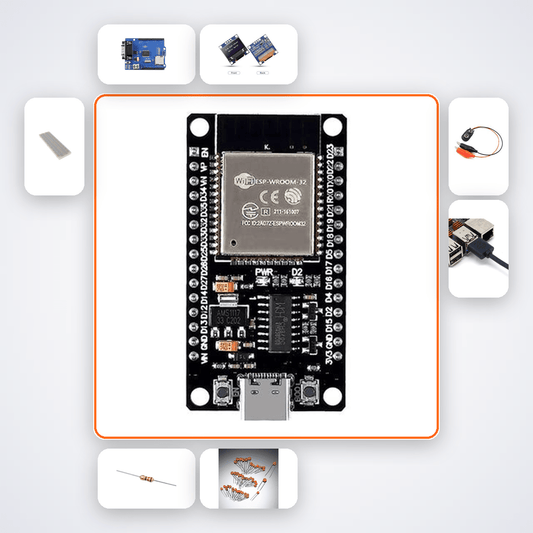 ESP32 CAN Bus Vehicle Data Reader Kit with ESP32 + LED - Compoden