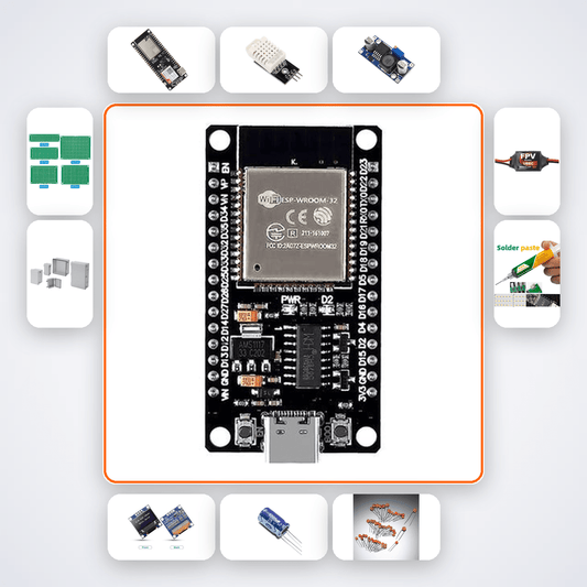 ESP32 Cellular Failover Gateway Kit with ESP32 + DHT22 - Compoden