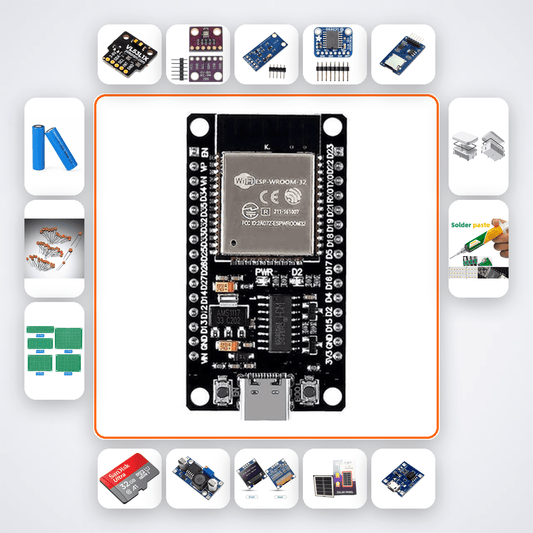 ESP32 Climate Trend Analyser Kit - 5-Year Outdoor Data Logger - Compoden