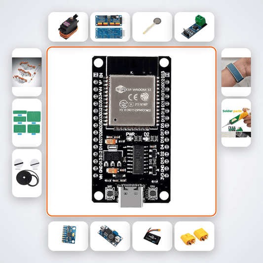 ESP32 Elbow Exoskeleton Kit: Torque-Controlled Servo Rehab System - Compoden