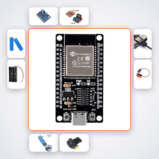 ESP32 Gesture Robot Controller - Compoden