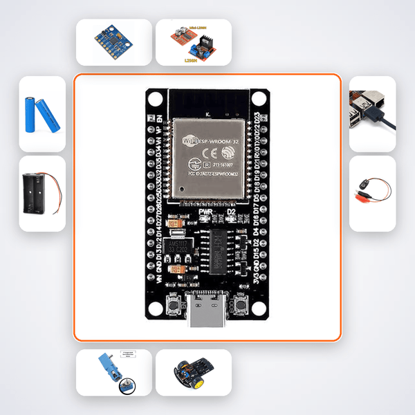 ESP32 Gesture Robot Controller - Compoden