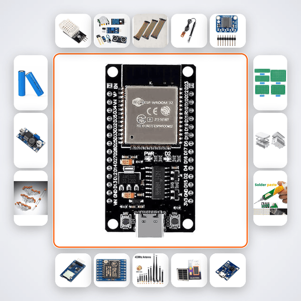 ESP32 Houseplant Monitor Kit with LSTM Yield Forecast & LoRa - Compoden