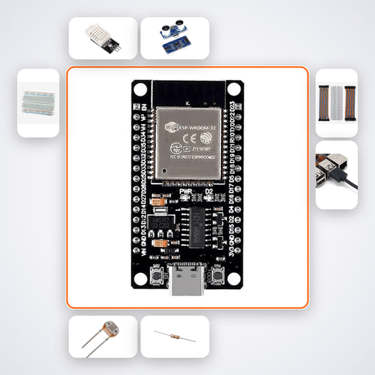 ESP32 HTTP REST API Server Kit with ESP32 + DHT22 - Compoden