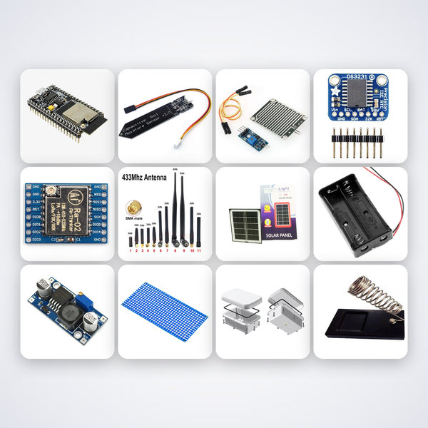 ESP32 Hydroponics Monitor Kit: Yield Forecast via LoRa