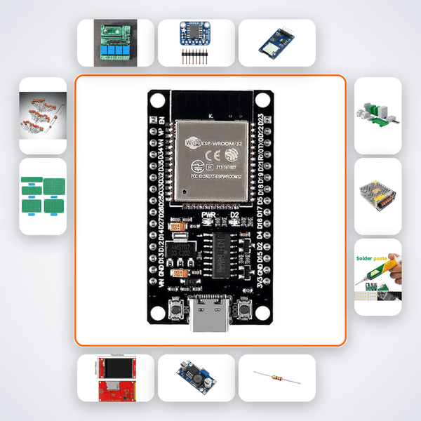 ESP32 Industrial Alarm Annunciator Kit with ESP32 + Relay - Compoden
