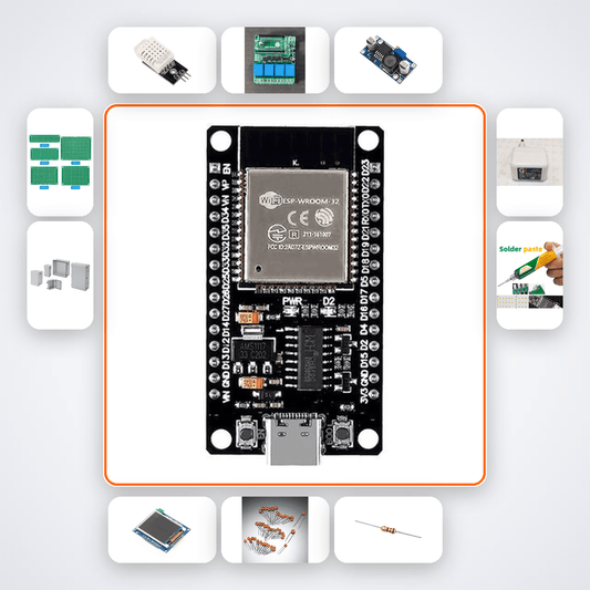 ESP32 Matter Smart Home Kit: Temperature Sensor & Relay - Compoden - Compoden