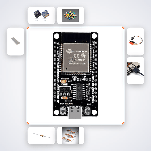 ESP32 Mesh Chat Network Kit with ESP32 + LED - Compoden