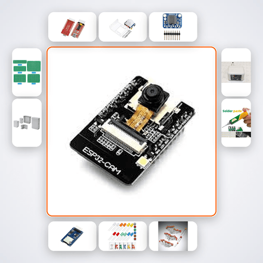 ESP32 Mini Dashcam Logger Kit with ESP32 + LED - Compoden