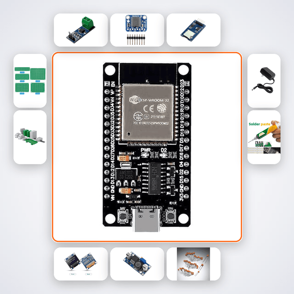 ESP32 ML Anomaly on Power Signature Kit with ESP32 + LED - Compoden