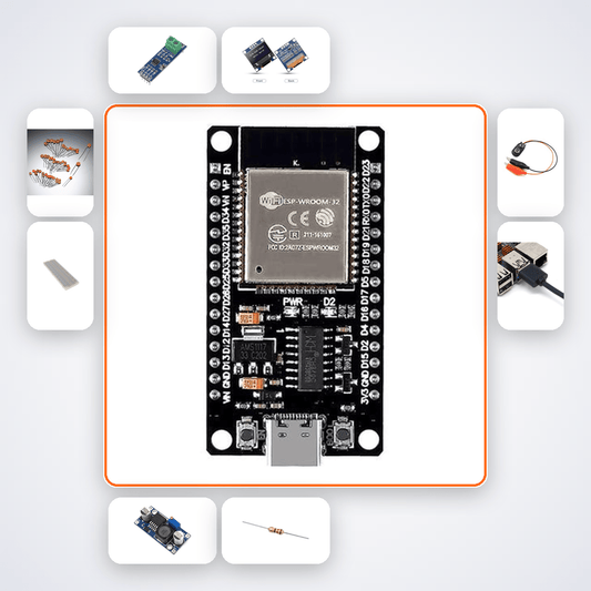 ESP32 Modbus RTU Gateway Kit with ESP32 + LED - Compoden