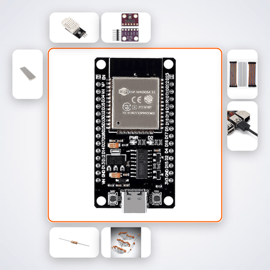 ESP32 MQTT Home Sensor Network Kit with ESP32 + DHT22 - Compoden