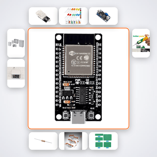 ESP32 OTA Fleet Manager Kit with ESP32 + DHT22 - Compoden