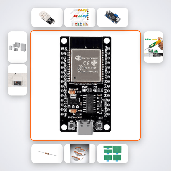 ESP32 OTA Fleet Manager Kit with ESP32 + DHT22 - Compoden