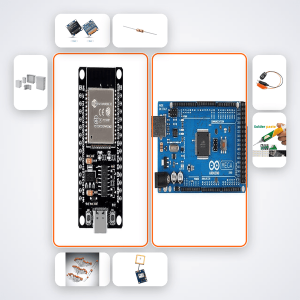 ESP32 Pocket Spectrum Analyser Kit with ESP32 + LED - Compoden