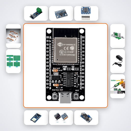 ESP32 Predictive Maintenance Node Kit with ESP32 + LED - Compoden