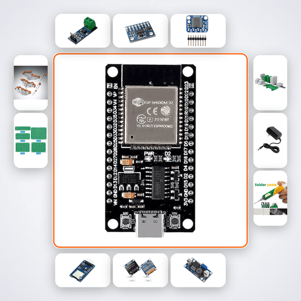 ESP32 Predictive Maintenance Node Kit with ESP32 + LED - Compoden