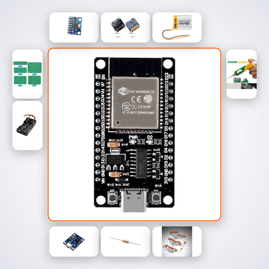 ESP32-S3 Compact Edge AI Badge Kit with ESP32 + MPU6050 - Compoden