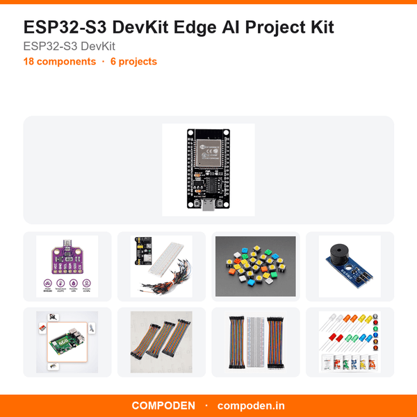 ESP32-S3 DevKit Edge AI Project Kit - Compoden