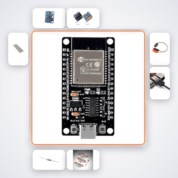 ESP32-S3 Edge Impulse Motion Classifier Kit with ESP32 + MPU6050 - Compoden