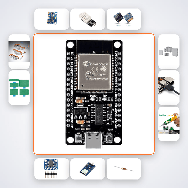 ESP32-S3 Tinygrad NN Engine Kit with ESP32 + MPU6050 - Compoden