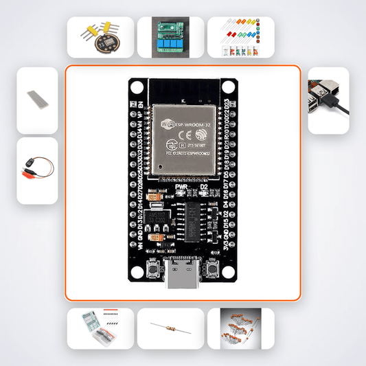 ESP32-S3 Voice-Activated Noise Alert Kit - Instant Relay, No Cloud - Compoden