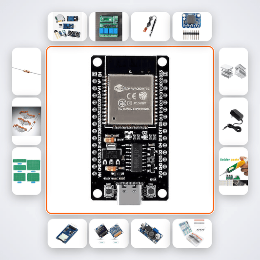 ESP32 Smart Irrigation Kit with Weather Forecast & Soil Sensors - Compoden