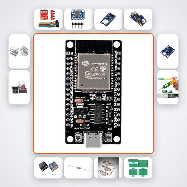 ESP32 Spectral Soil Analyser Kit with ESP32 + Sensor - Compoden
