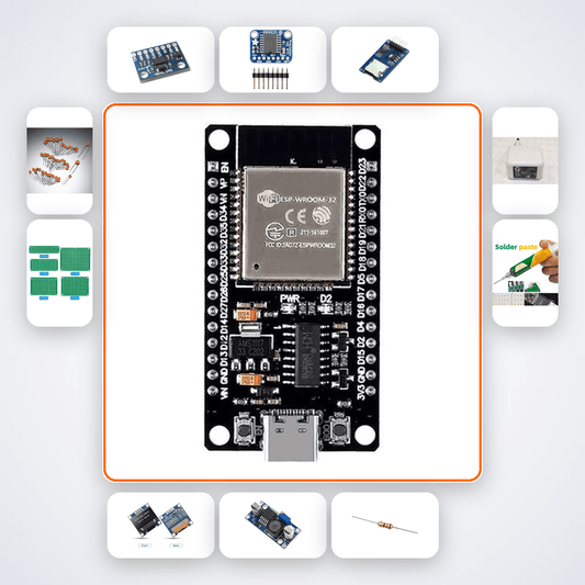 ESP32 TensorFlow Lite Anomaly Detector Kit with ESP32 + LED - Compoden
