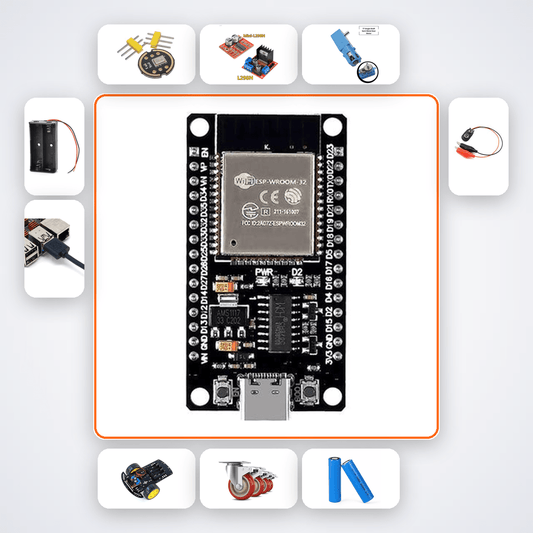 ESP32 Voice Controlled Robot Car - Compoden
