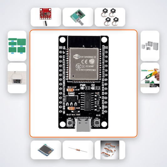 ESP32 Waveform Generator Kit - Build 4 Waveforms with Web UI - Compoden
