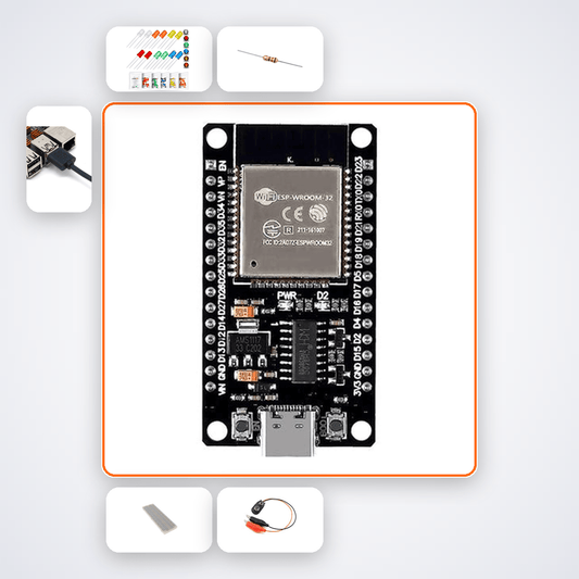 ESP32 WebSocket Chat Kit with LED Flash - Real-Time Messaging - Compoden