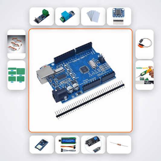 EV Charging Station Power Monitor Kit with Arduino Uno - Compoden