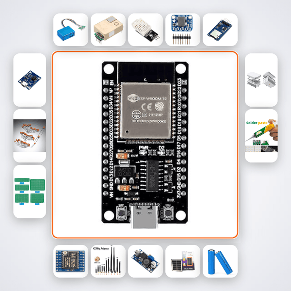 Federated Learning Sensor Node for Smart City Kit with ESP32 + Sensor - Compoden
