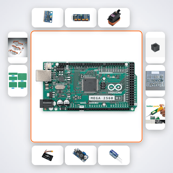 Fitness Step Counter Kit with Arduino Mega + 4 Servos - Compoden