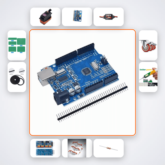 Fitness Step Counter Kit with Arduino Mega + Motor - Compoden