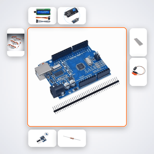 Frequency Counter 1Hz to 1MHz Kit with Arduino Uno - Compoden
