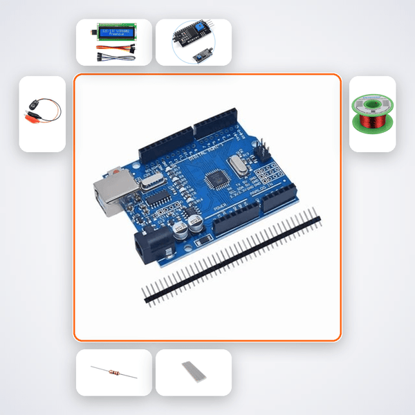 Fruit Battery Voltage Tester Kit with Arduino Uno - Compoden