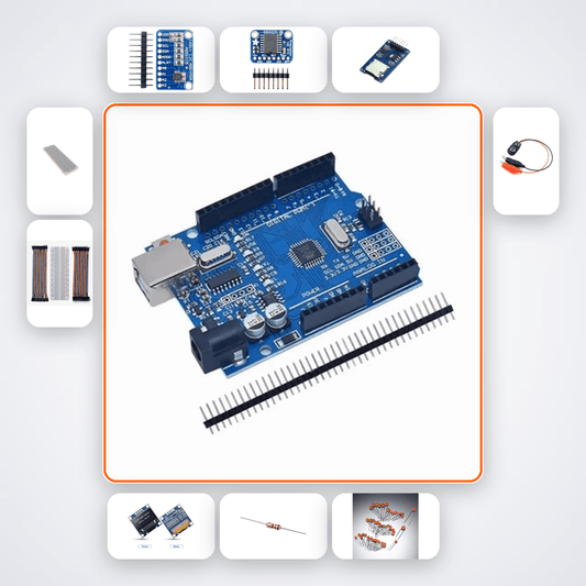 Fuel Cell Voltage Logger Kit with Arduino Uno + LED - Compoden